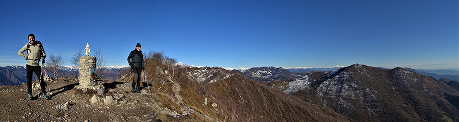 Vista panoramica dalla Madonnina del Costone (1195 m) verso nord-est